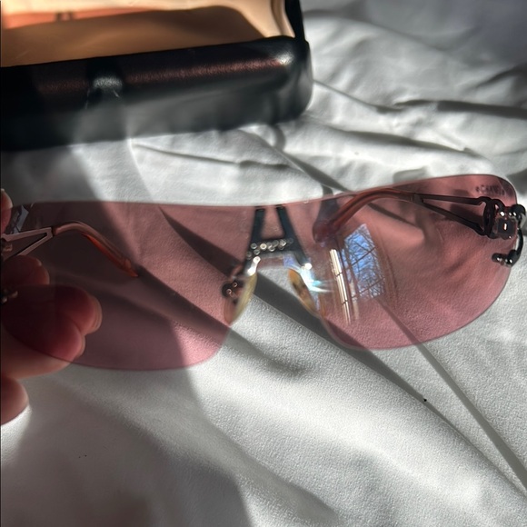 Chanel Women's Sunglasses - Pink - Picture 9 of 9